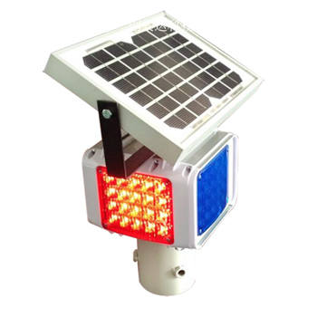 單組4面太陽(yáng)能紅藍(lán)爆閃燈