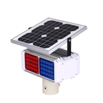 太陽(yáng)能2組雙面紅藍(lán)爆閃燈