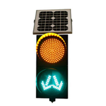 直徑300MM太陽能黃閃分道組合燈