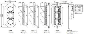 303信號(hào)燈尺寸圖