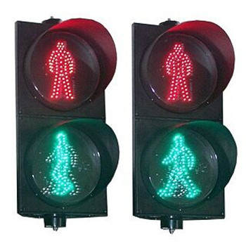 300MM2單元靜態(tài)紅人動態(tài)綠人交通信號燈